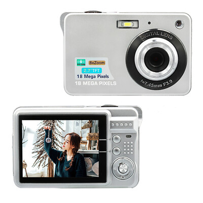 Portable 720P Digital  Video  18MP Photo 8X Zoom -shake M1W0