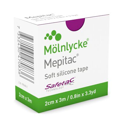 Mepitac Adhesive Tape Safetac Technology Pain Free for Sensitive Skin 1 Count