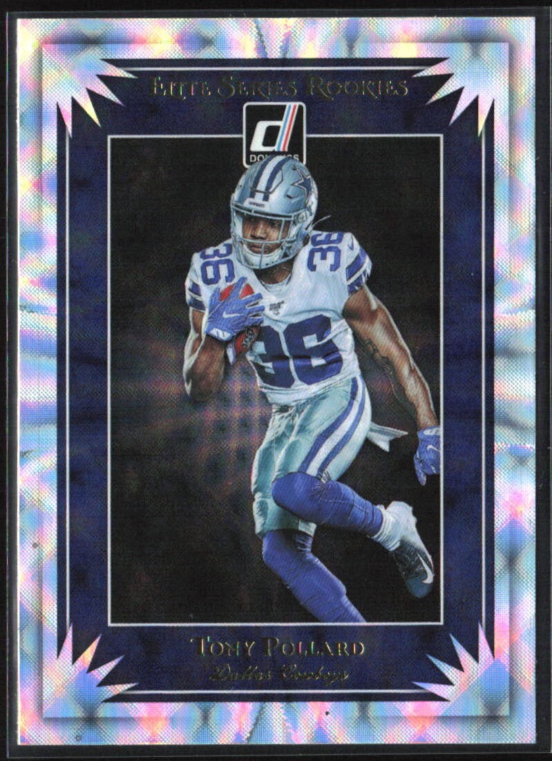 2019 Panini Donruss Elite Series Rookies #ESR-29 Tony Pollard Dallas Cowboys