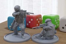 Jsdf Snipers - 3D Printed Minifigures for Mod...