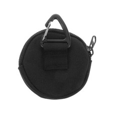Earphone Carry Case Small Round Pocket Earbud Travel Carrying Case Coin Storage