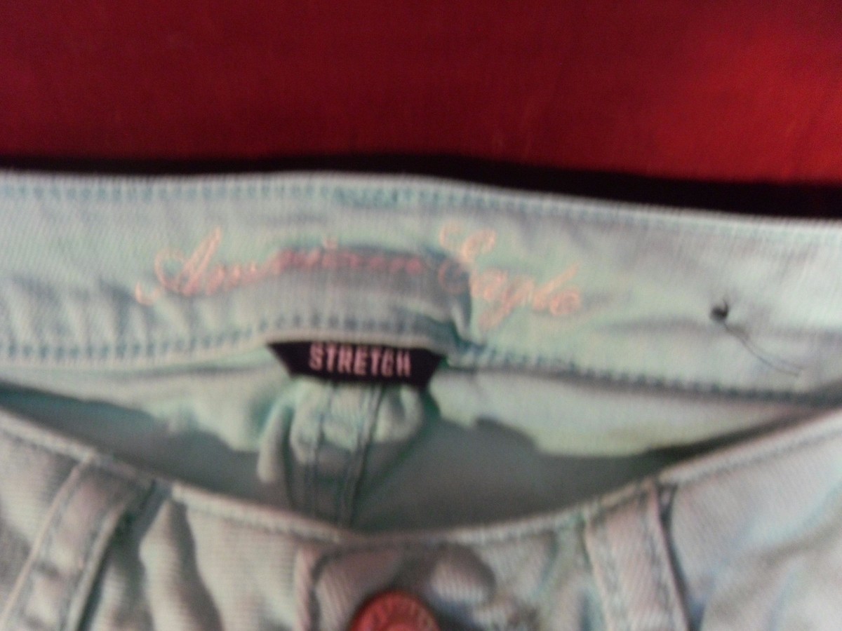 ポケット American Eagle Girls Stretch Regular Light Blue Size 2 14034 | eBay