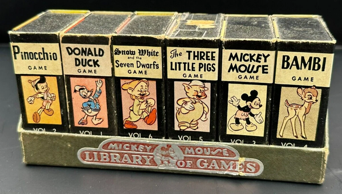 ヴィンテージディズニーMickey Mouse Library of Games Vintage 1946 Disney Mickey Mouse Library of Card Games By Russell
