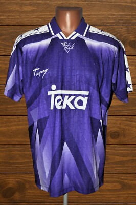 Real Madrid 1996/97 Away Mijatovic #8 Football Shirt Taquy Size XL