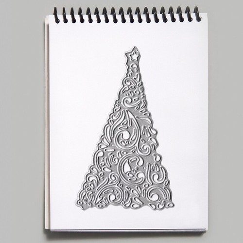 Christmas Tree Metal Cutting Dies Stencil DIY Scrapbooking Album Paper Card Mold - Picture 3 of 8