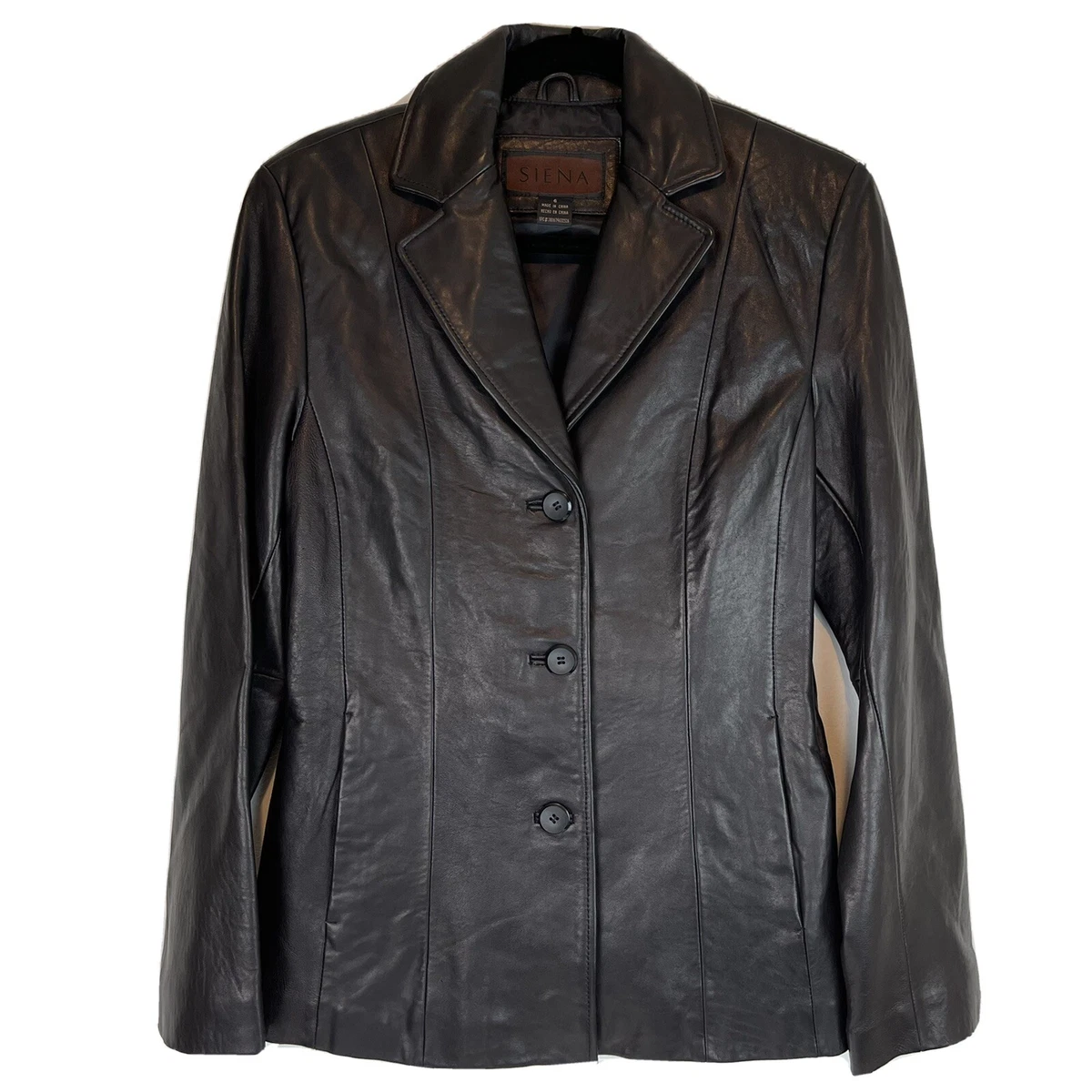 Siena leather best sale jacket