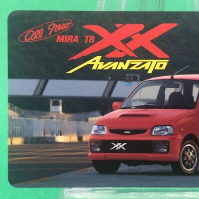 家電 Daihatsu mira Daihatsu Mira TR-XX Avanzato Phone Card Japan Light vehicle Sports