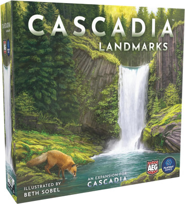 & Flatout Games | Cascadia: Landmarks - Expansion for Award-Winning Board Game, 