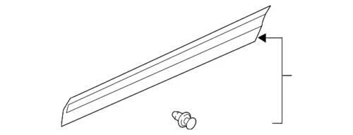 Genuine Land-Rover Lower Molding LR164826