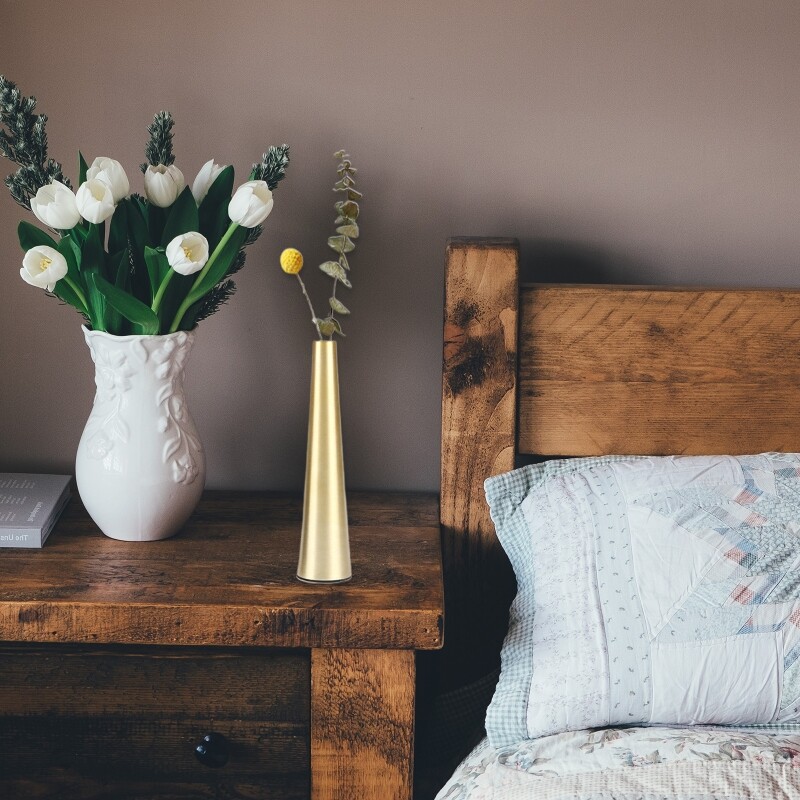 Nordic Metal Vase Gold/Black Small Flower Vases Arrangement Flower