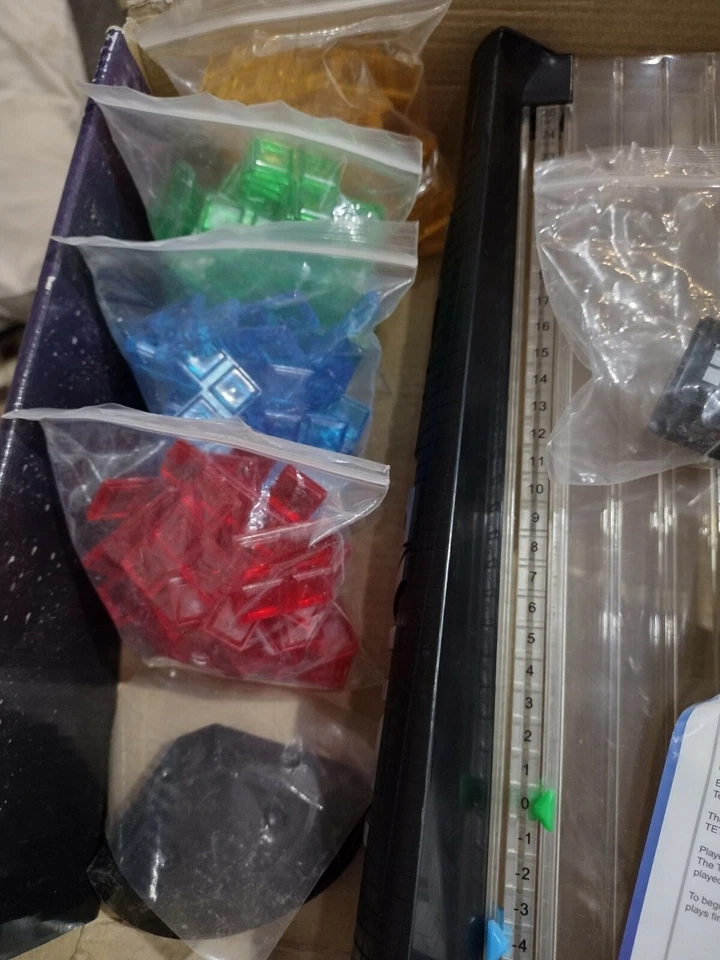 TWO GAMES! Tetris Link Play at Home Game with Bonus 2 Player Tetris Travel Game - Image 2 of 4