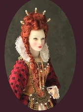 1:12 Dollhouse Art Doll Dressing Easy~Dana BURTON ~ LIZZY BUST ~Tutorial/Pattern