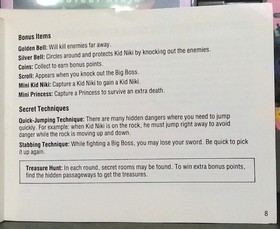 Kid Niki: Radical Ninja (Nes)(1987)[Rare] 5 Screw Variant! HTF! w Manual See Pic