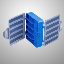 2 Pcs Fish Hook Storage Box Visible Fishing Case