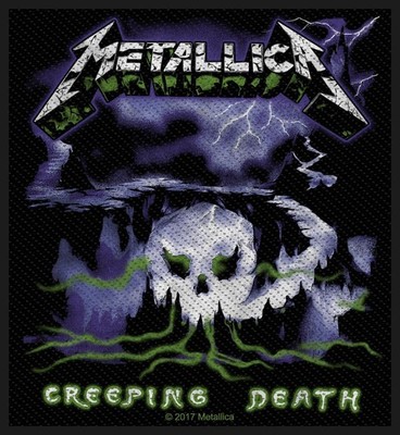 METALLICA PATCH AUFNÄHER # 58 CREEPING DEATH 10x9cm FLICKEN ABZEICHEN