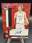 2024-25 Panini Mosaic Matas Buzelis Red Scope Prizm Rookie RC Patch Auto RPA