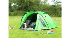 Pro Action Camping Tent, 4 Person 1 Room (Green)