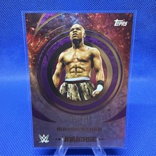 FLOYD MAYWEATHER 2025 TOPPS WWE UNIVERSE SP PURPLE GLASS /399 B57