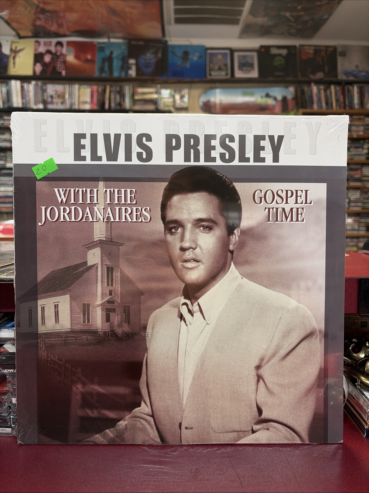 Elvis Presley W/The Jordonaires- Gospel Time Lp- Sealed