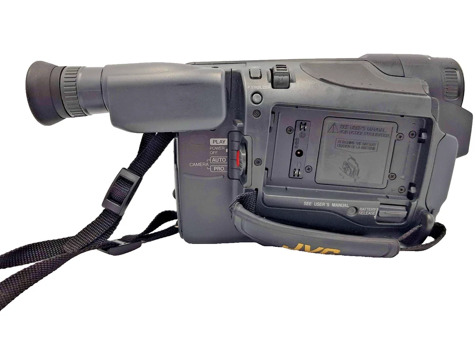 JVC GR-FX11 VHS-C PAL Compact VHS Camcorder Video Camera Vintage GR-FX11EK - Image 4 of 4