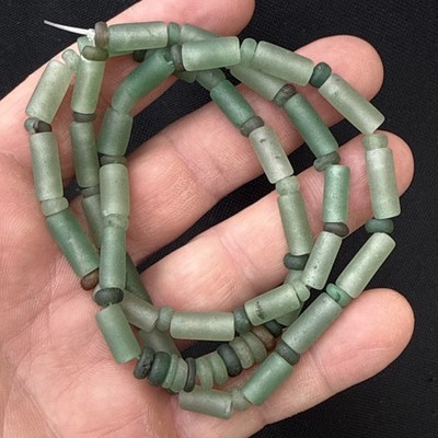INCREDIBLE PRE-COLUMBIAN TAIRONA JADE NECKLACE SOUTH AMERICA 1413