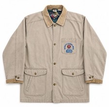 Vintage 1990s Disney Mickey Mouse Embroidered Jacket Sz Large Canvas