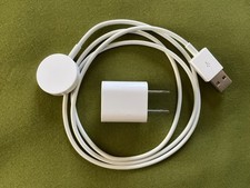 Apple Watch Magnetic Charging Cable A2256  Charger Bundle White EXC OEM Adapter