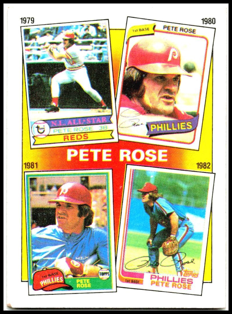 1986 Topps #6 The Pete Rose Years: 1979-1982 TPRY