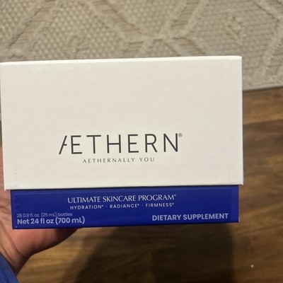 Aethern Ultimate Skincare Program Dietary Supplement 28 Doses 25mL ea Exp 10/25