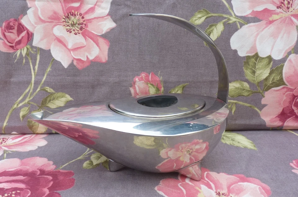 NAOKO 1980s Denmark Bodum Design Carsten Jorgensen Théière Aladin Vintage - Photo 1/4