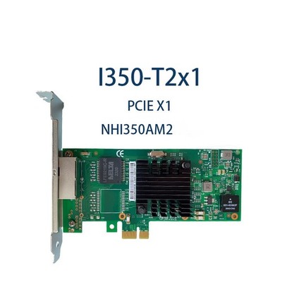 PCI Express Dual Port 350T2V2/I350-T2x1 Ethernet Server Adapter for Desktop PCs