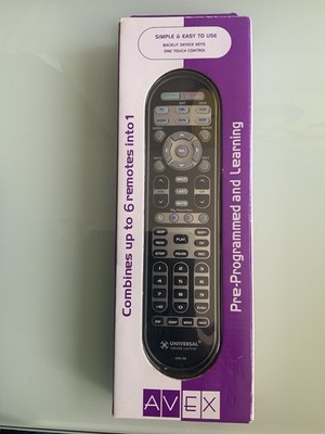 Universal Remote Control - Control 6 Electronics FROM 1 REMOTE | AVEX URC-R6