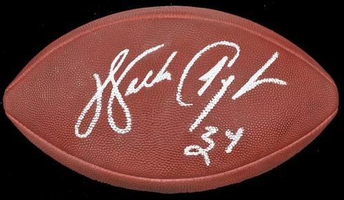 **Walter Payton Signed 75th Anniversary NFL Game Football Chicago Bears BAS**