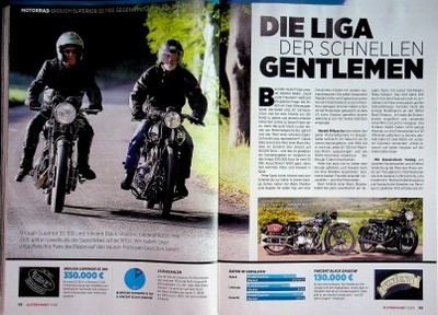 Oldtimer Markt 3674) Brough Superior SS 100 mit 50PS besser als...?