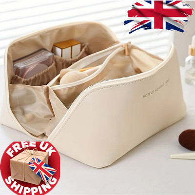 Luxus Make-up Organizer Tasche weiblich Kulturbeutel Reisekoffer Kosmetik Aufbewahrungsbox Reißverschluss