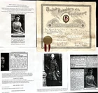 CIVIL WAR UNITED DAUGHTERS CONFEDERACY PRESIDENT DOCUMENT SIGNED CSA VA SURGEON!