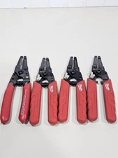 4 Milwaukee 48-22-3044 And One 43  AWG Compact Dipped Grip Wire Stripper Cutter 