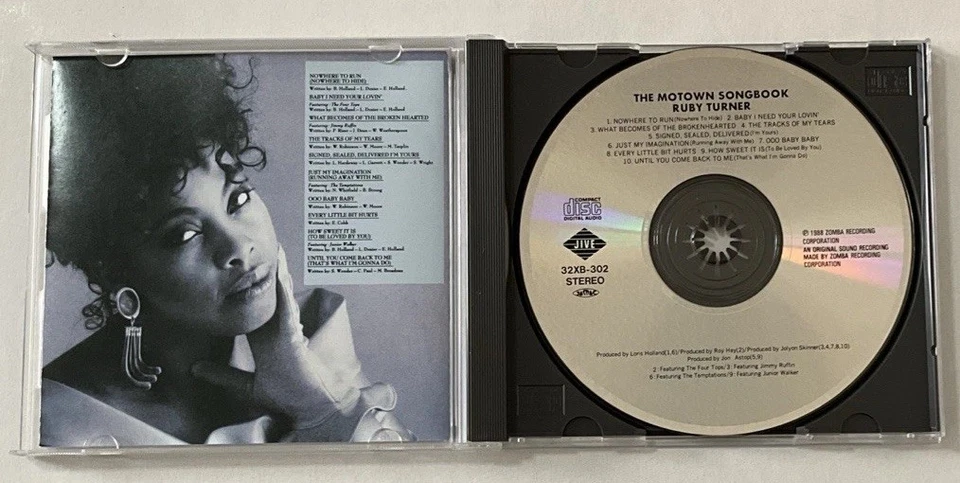 Ruby Turner The Motown Songbook Rare Japanese CD + OBI & Lyrics Complete 1988 - Image 4 of 4