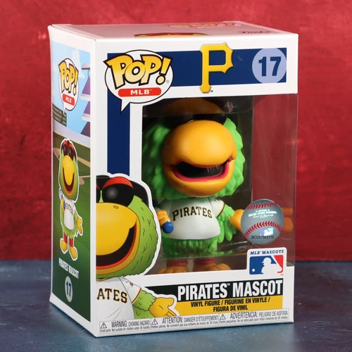 Funko Pop Pittsburgh Pirates 17 Pirate Parrot Mascot MLB 2019 With Protector