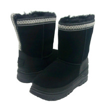 UGG CLASSIC SHORT TRAILGAZER KID BOOTS BLACK US 4 /UK 3 /EU 36 /JP 225