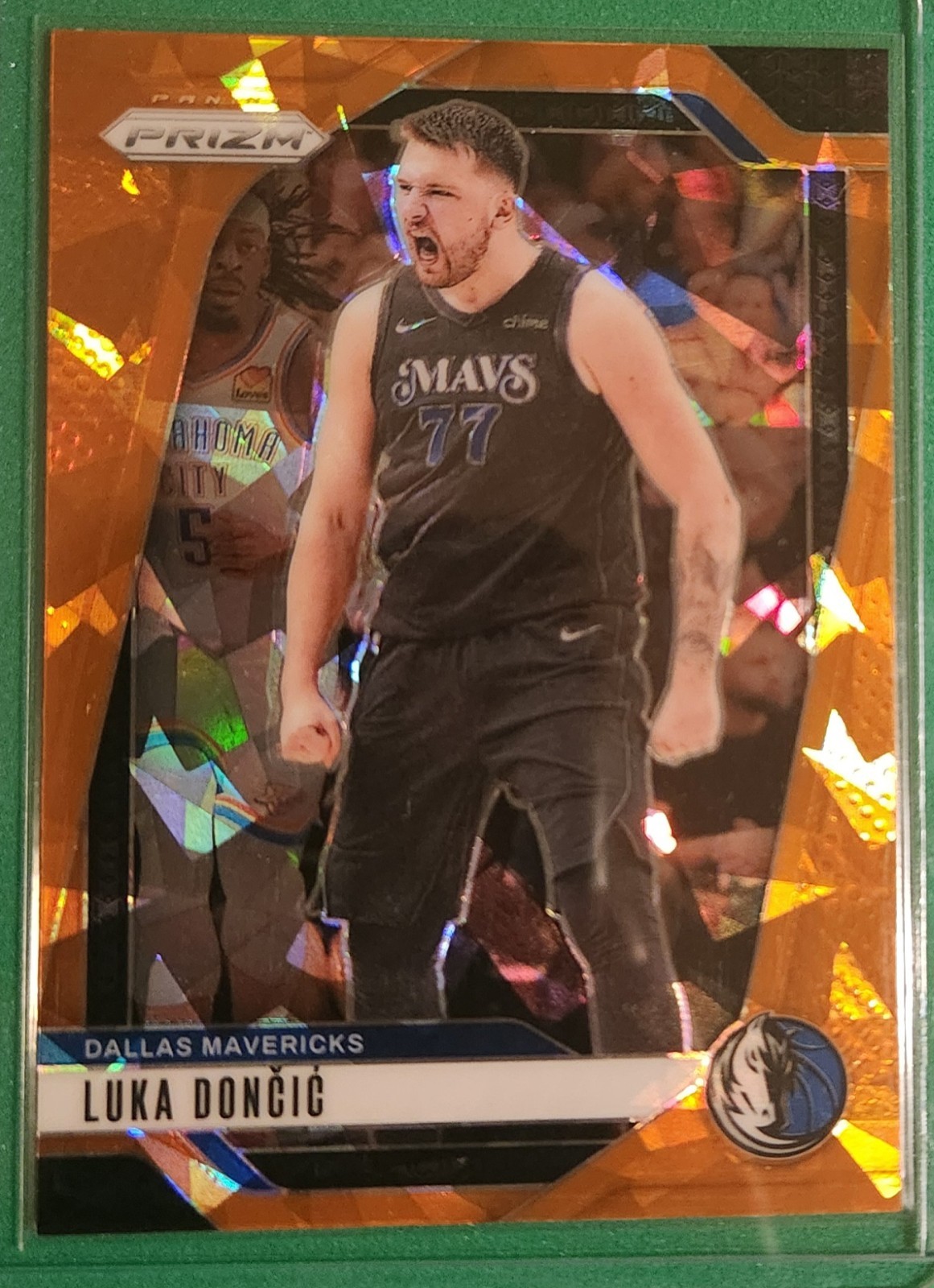 Luka Doncic Orange Ice Prizm 2024-25 Panini Prizm #89