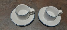 Two John Lewis Stoneware  Cups And Saucers.