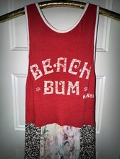 Free People 🌊 Beach 🐆 Leopard Floral 🌺Hawaii Long MIDI Maxi Dress XS