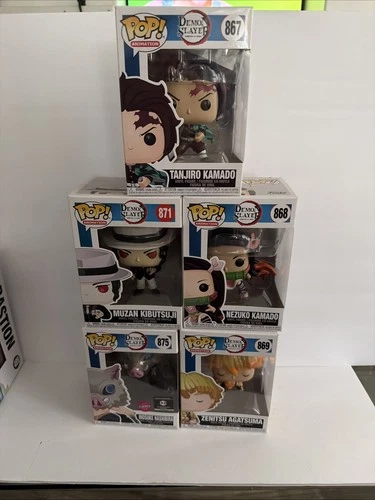 Demon slayer funko pop lot