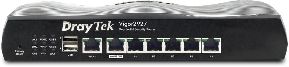 DrayTek Vigor 2927 VPN Router, DualWAN (v2927-DE-AT-CH) - Bild 2 von 2