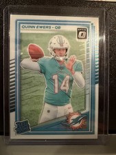 2025 Panini Donruss Optic QUINN EWERS #213 Rated Rookie Base Card Dolphins