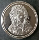 5oz Running Antelope Silver Round