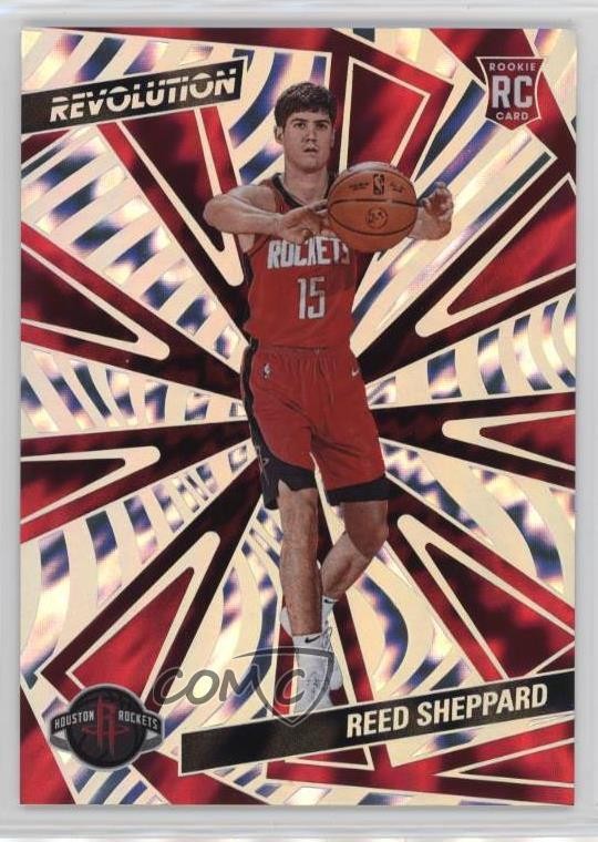 2024-25 Panini Revolution Rookies Lightning /175 Reed Sheppard #145 7rv