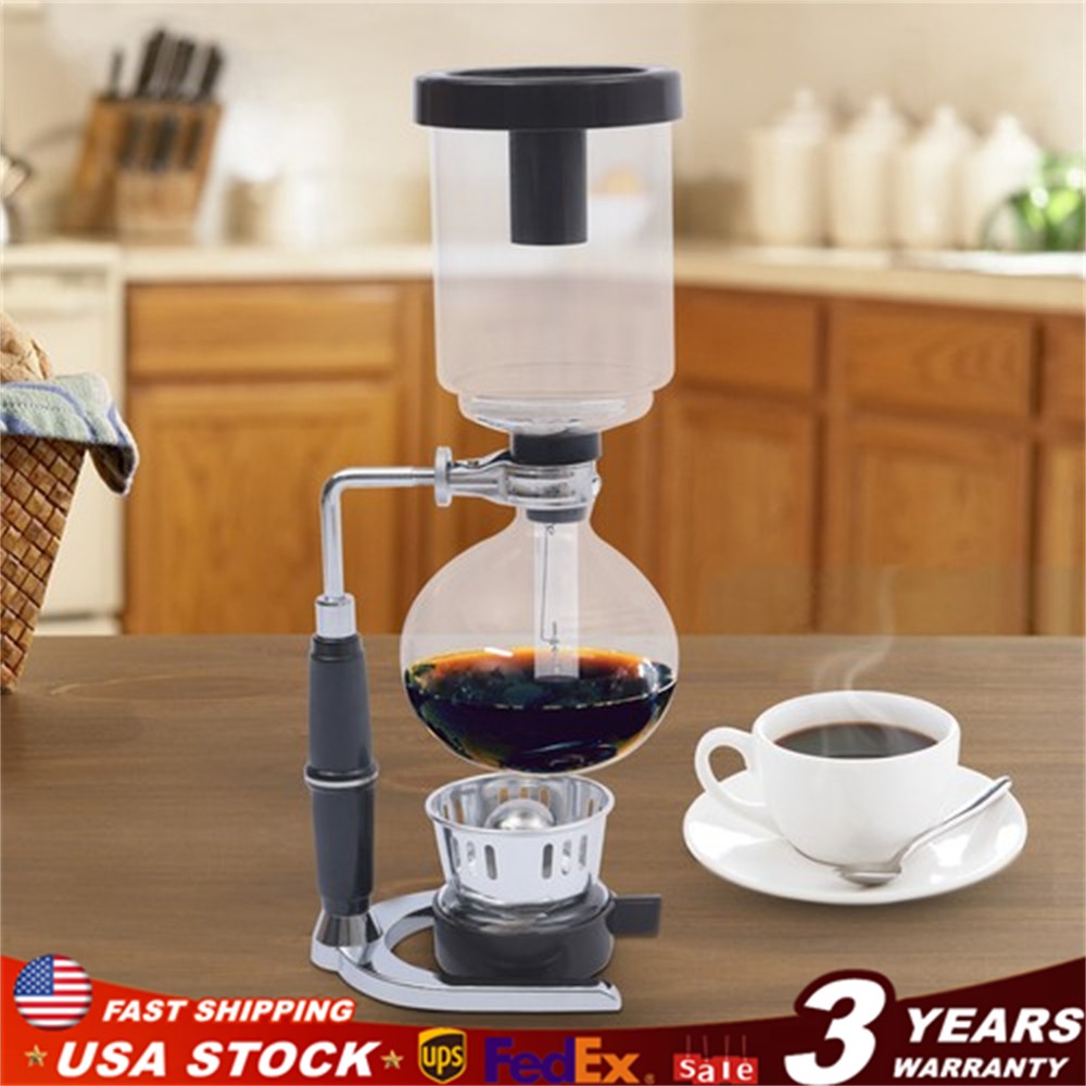 Tea Siphon Pot Vacuum Coffeemaker Glass Type