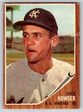 Dick Howser 1962 Topps #13 Kansas City Athletics See Photos